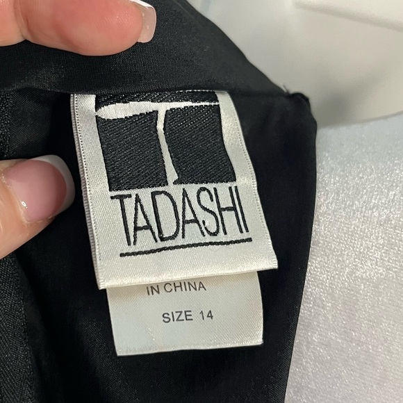 Tadashi Black Formal Dress - Size 14 - Picture 7 of 8